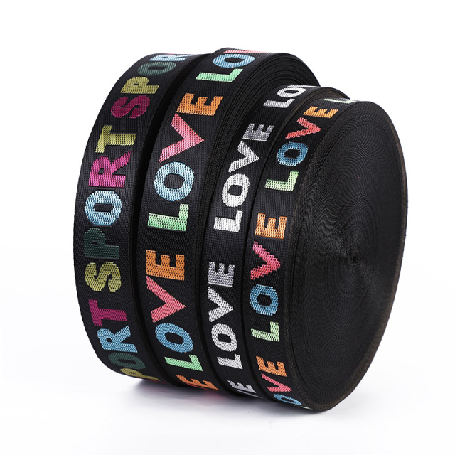 Manufacturers direct imitation nylon computer jacquard webber clothing accessories shoe strap mobile phone cord jacquard webber