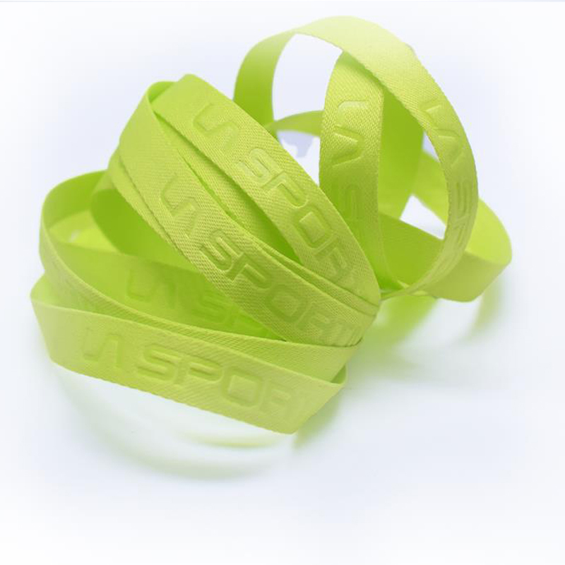 Stock 1cm woven herringbone embossed cotton tape printing T-shirt back collar edge strap neckline webbing for garment accessory