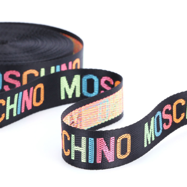 Clothing Accessory Jacquard Elastic Band Reasonable Price Elastic Band Polyester Ribbons Custom Logo Jacquard Webbing Belt