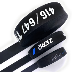 Custom Trousers Waistband Lining Nylon Polyester Single or Double Layer Custom elastic band webbing Spandex Webbing