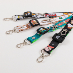 Promotional Lanyards With Logo Custom Mobile Phone Lanyard Crossbody Sport Keychain Superhero Keychain Polyester Lanyards