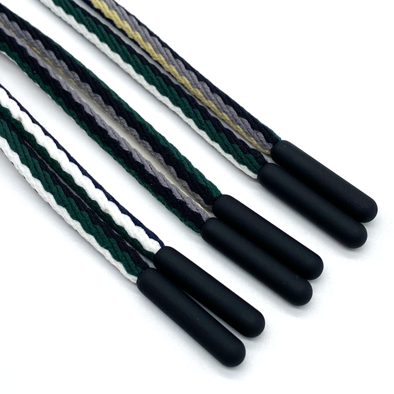 Wholesale Custom round Drawstring Nylon Pants Hoodie Shoes Clothing Rope Multicolour Flat Shape 5mm Diameter Quality Cords Bags