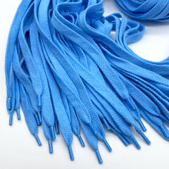 High quality custom flat drawcords aglets flat drawcord hoodies drawstring cord shoelaces for costume draw cords