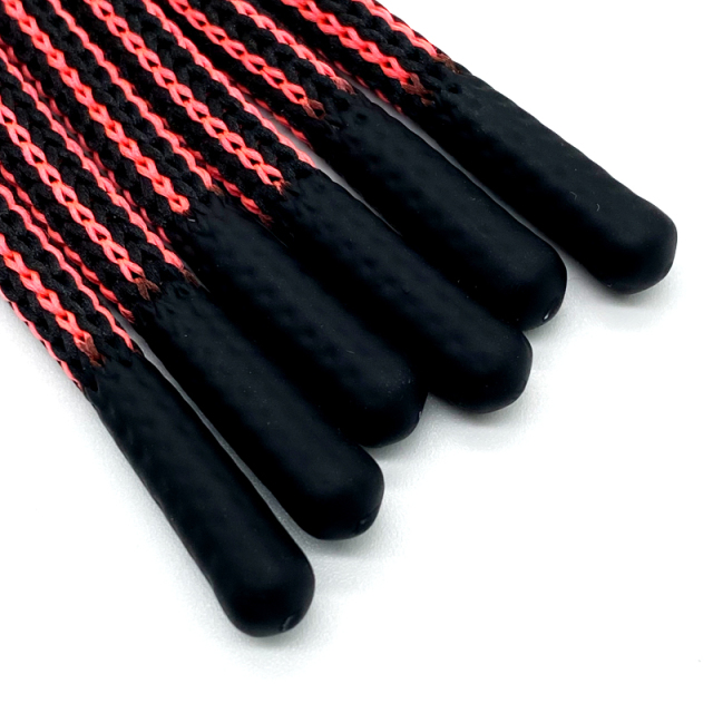 Custom High Quality Polyester Round Hoodie drawstring silicone dipped design drawcord For shorts garments cords