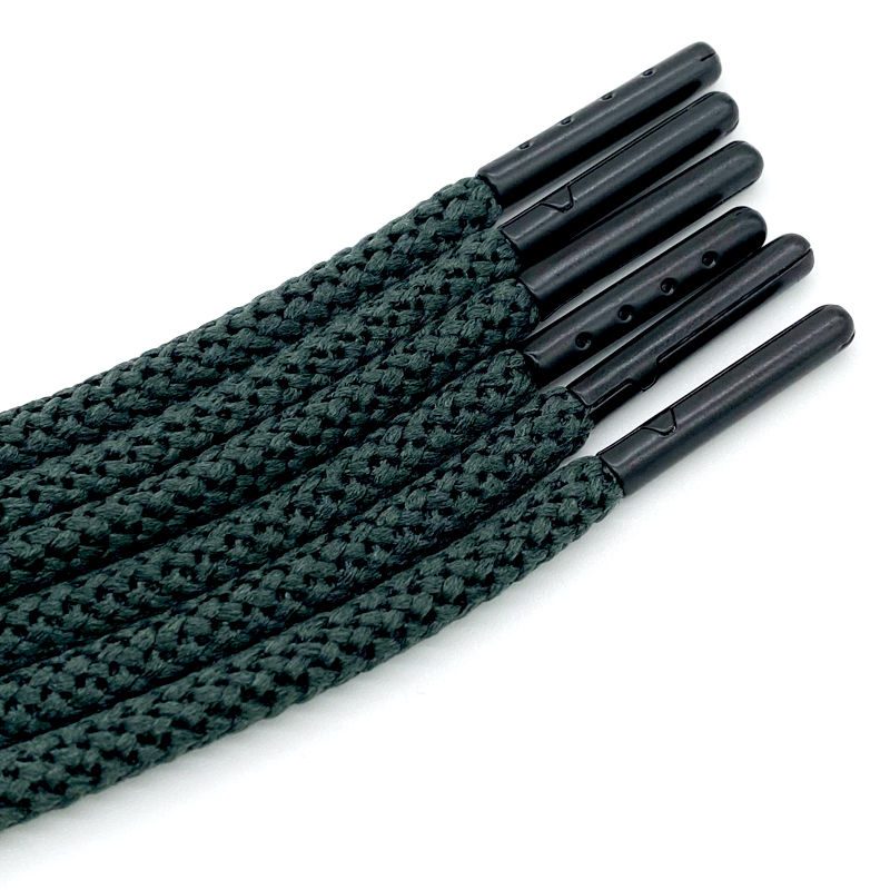 custom hoodie drawstrings round drawstring cord for sweatpants hoodie string aglet plastic tips polyester cotton drawcord
