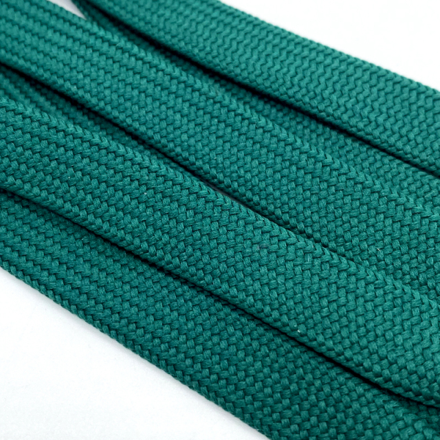 Recycled Polyester Rope Custom Garment Accessories Hoodie Draw Cords Flat Drawstring with Metal Tips Drawcord Tipping