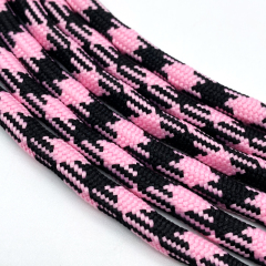 Custom Polyester Round Hoodie drawstring string silicone dipped design drawcord For shorts garments cords recyclable