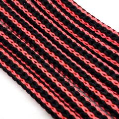 Custom High Quality Polyester Round Hoodie drawstring silicone dipped design drawcord For shorts garments cords