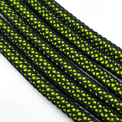 Custom printed logo Metal tip Round seamless metal Aglet hoodie pull rope with pants pull rope metal tip
