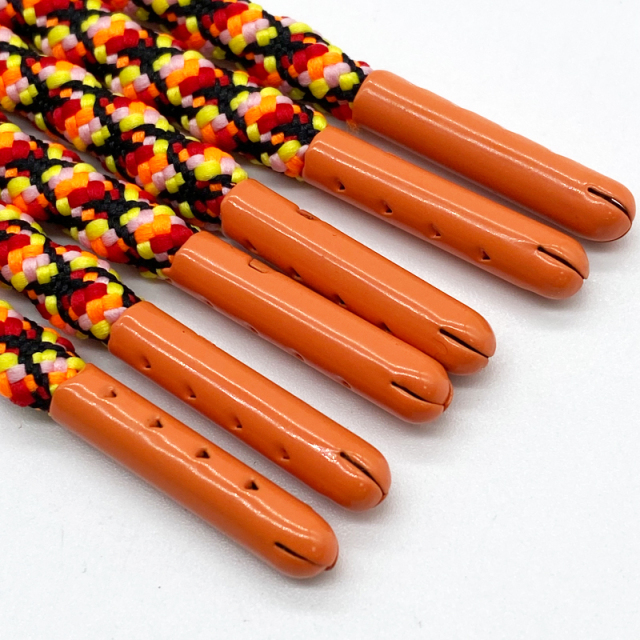 High quality custom fashion hoodie string aglet metal tips shoelace garment polyester drawstring Braided cord design drawcord