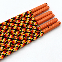 High quality custom fashion hoodie string aglet metal tips shoelace garment polyester drawstring Braided cord design drawcord