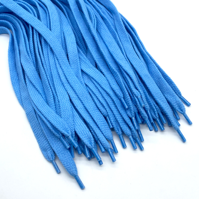 High quality custom flat drawcords aglets flat drawcord hoodies drawstring cord shoelaces for costume draw cords