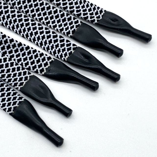 High quality flat cord lanyard silicone ends drawcord drawstring polyester cotton sweatshirt hoodie tape cords