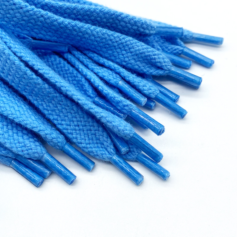 High quality custom flat drawcords aglets flat drawcord hoodies drawstring cord shoelaces for costume draw cords