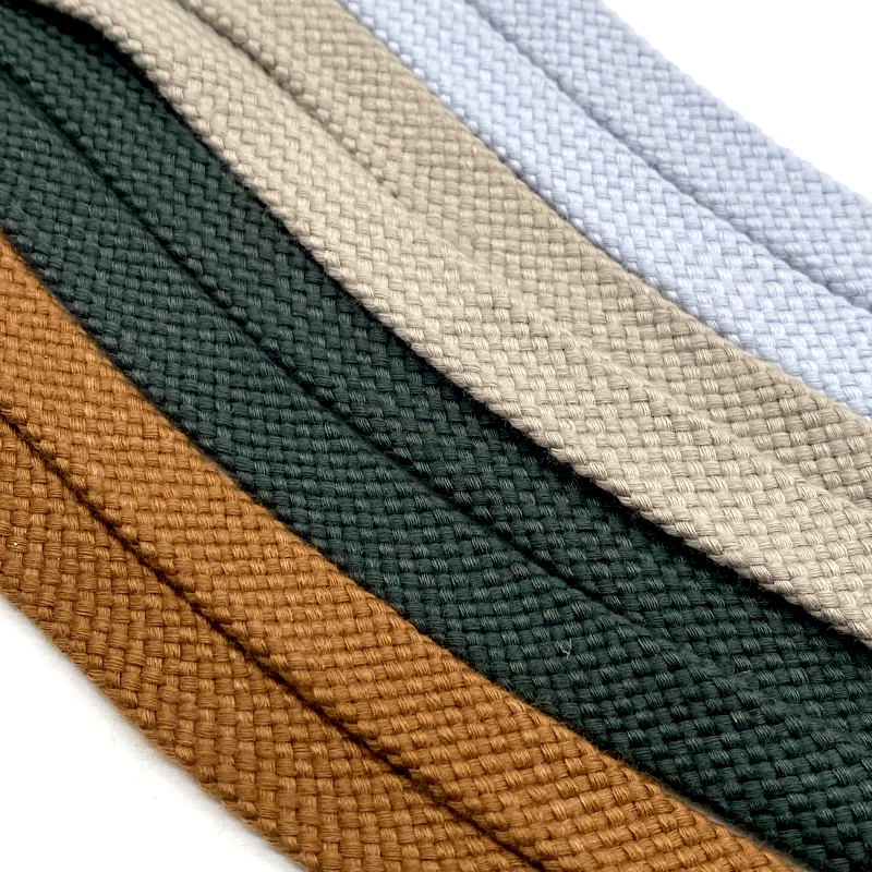 Custom hoodie hat drawstring casual sports waistband Polyester flat belt tie waist hollow waistband drawcord