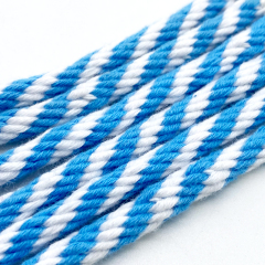 Fashion polyester with coated silicone dipping end drawcords and shoelaces for hoodie sportswear garment rope