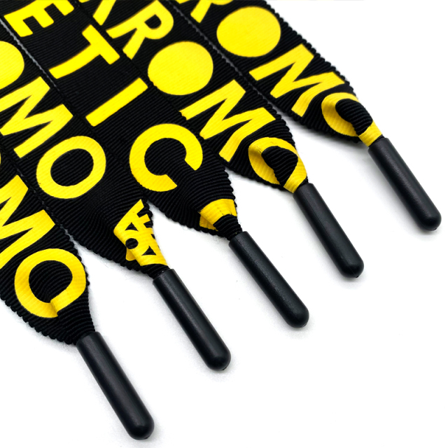 Fashion Pullover hoodie drawstring Polyester Packaging Handle Rope With Tip For Paper Gift Bag Printed Logo custom
