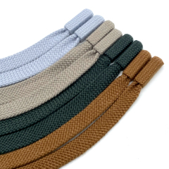 Custom hoodie hat drawstring casual sports waistband Polyester flat belt tie waist hollow waistband drawcord
