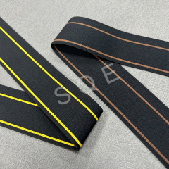 Eco-friendly soft nylon elastic loop band woven rubber elastic band for ankle support strap