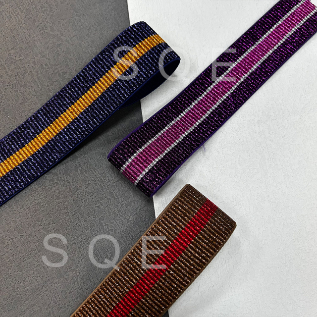 Gold wire elastic band color gold wire elastic high elastic clothing elastic band manufacturers wholesale