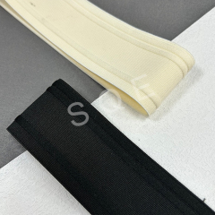 Wholesale custom non-slip wide elastic waistband printed silicone dots gripper elastic band for cycling jersey sportswear