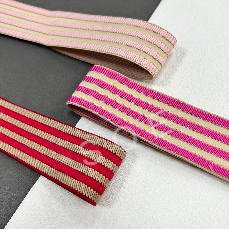 Custom Strong Thick Elastic Band Elastic Tape Elastic Strap Spandex Underwear Elastic Webbing For Clothes