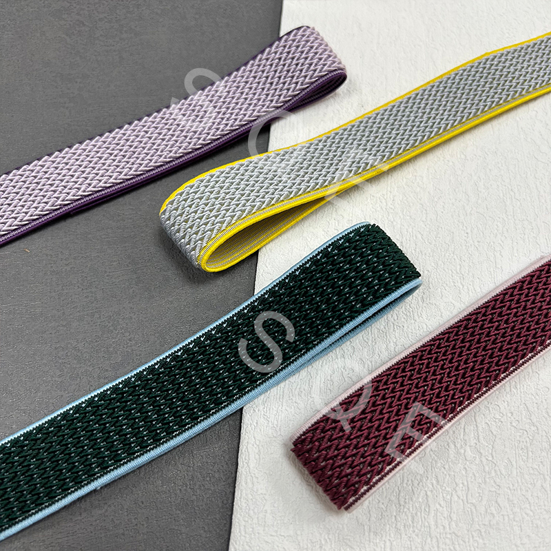 Factory Wholesale High Tenacity Woven Flat Twill Elastic Ribbon High Strength Elastic Band For Sport Equipment