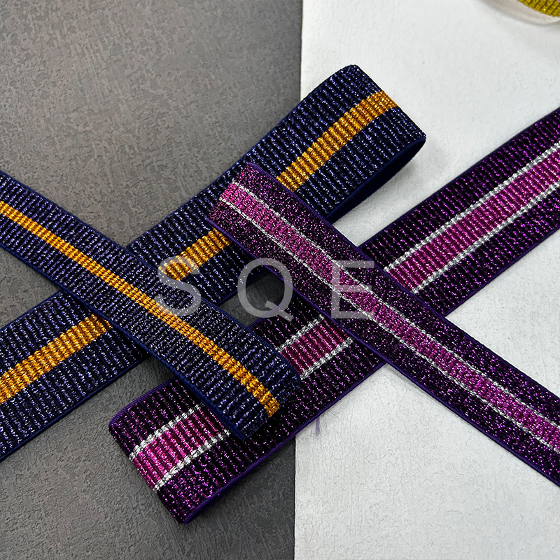 Gold wire elastic band color gold wire elastic high elastic clothing elastic band manufacturers wholesale