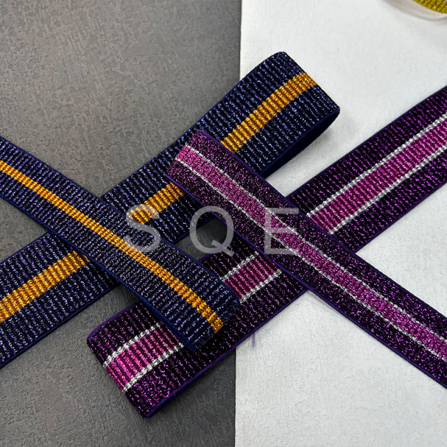 Gold wire elastic band color gold wire elastic high elastic clothing elastic band manufacturers wholesale