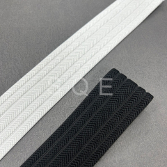 Gold and Silver China Wholesale Glitter Elastic Waistband 5cm Herringbone Golden Glitter Elastic Band