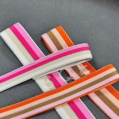 Bespoke Patterned Polyester Webbing Belt Supplier Decorative Polyester Webbing Decorative Webbing