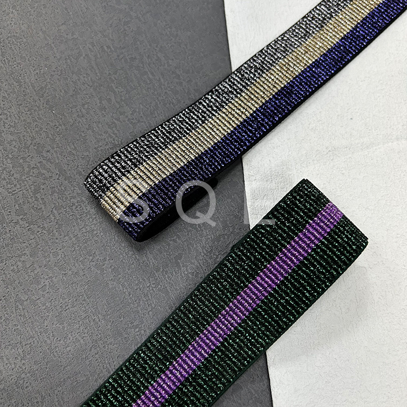 Gold wire elastic band color gold wire elastic high elastic clothing elastic band manufacturers wholesale