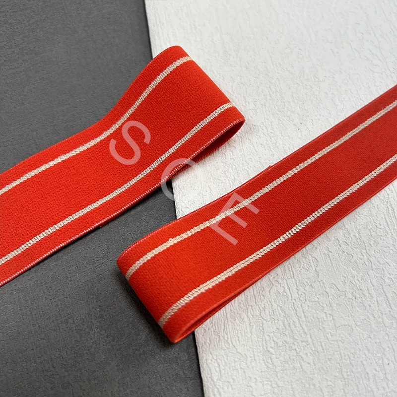 Factory Customized High Quality Garment Elastic Woven Bands Elastic Webbing Sewing Dress Skirt Waist Elastic Bands