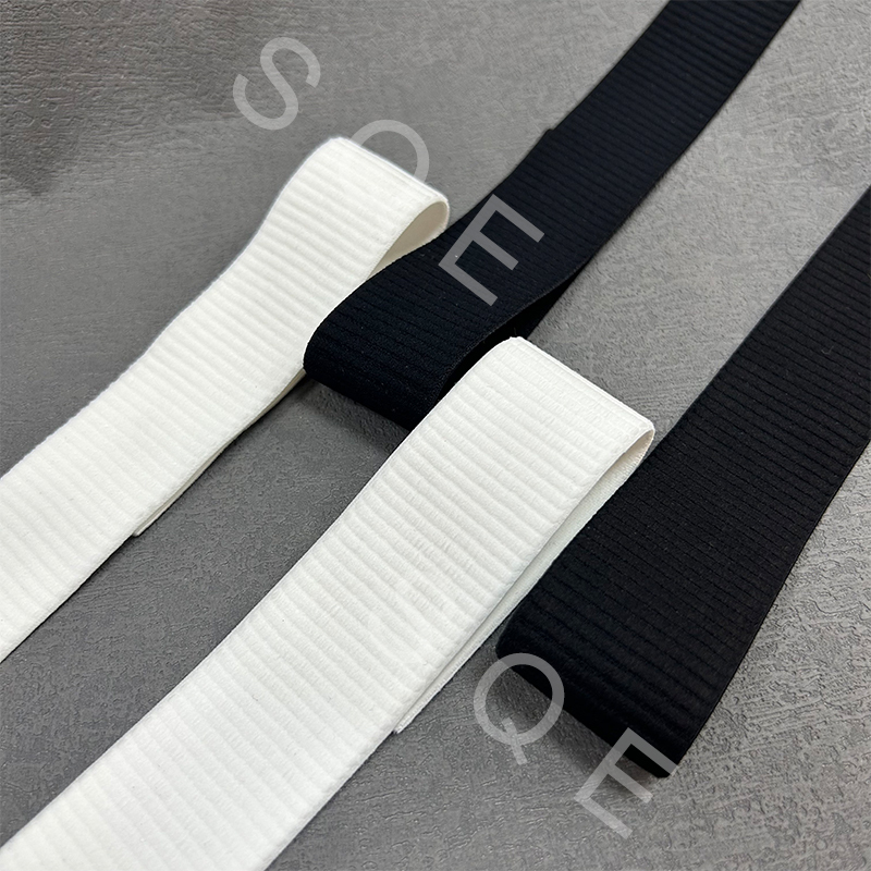 custom wholesale price waistband elastic spot Thickened 1cm Elastic Band Boud edage belt Clothing accessories