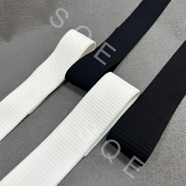 custom wholesale price waistband elastic spot Thickened 1cm Elastic Band Boud edage belt Clothing accessories