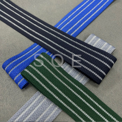 Gold and Silver China Wholesale Glitter Elastic Waistband 5cm Herringbone Golden Glitter Elastic Band
