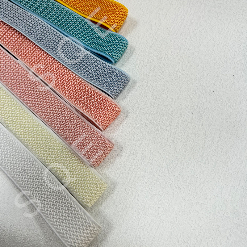 Factory Wholesale High Tenacity Woven Flat Twill Elastic Ribbon High Strength Elastic Band For Sport Equipment