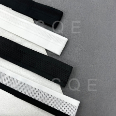 Color double hollow elastic waistband sports pants with rope waistband Y open mesh elastic band