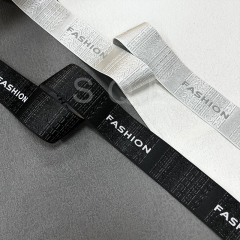 Manufacturers spot lettering jacquard elastic belt polyamide light silk lettering belt lettering embossed belt