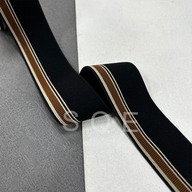Manufacturers wholesale thin elastic mesh knitted with sports pants side strip diy clothes widened cloth strip accessories