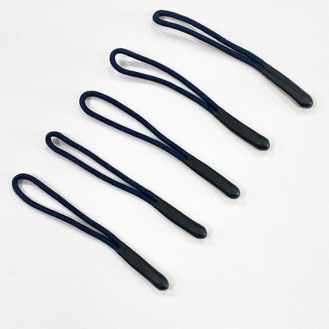 Zipper head dip glue pull rope clothing double head drop glue zipper handle outdoor clothing luggage pull tail