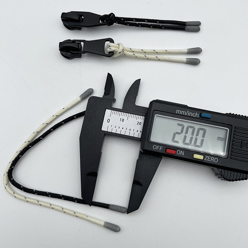 Environmentally friendly silicone zipper rope dip pull tail rope drop pull head dip pull rope pull tail material