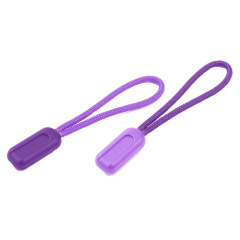 Pull loop color silicone zipper head injection plastic drop pull tail plastic pull head rope Tail rope pull rope