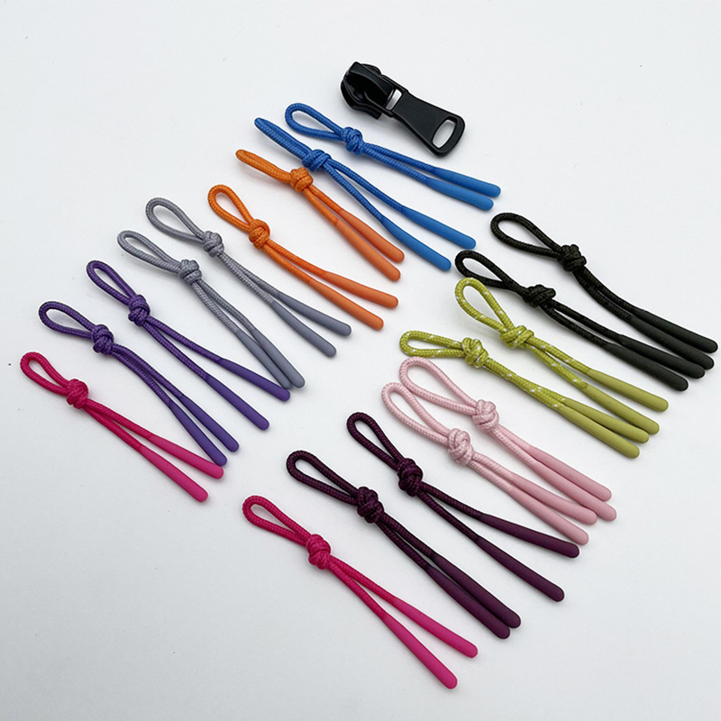 Silicone dip tail rope pull tail drop head pull rope Dip rubber rope pull loop pull garment accessories