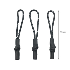 Wholesale heat shrink tube pull head rope injection pull tail rope clothing rope bags color sleeve pull tail