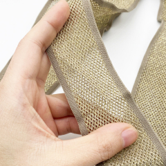 Mesh spandex elastic breathable knitted hollow mesh elastic band garment accessories