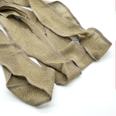 Mesh spandex elastic breathable knitted hollow mesh elastic band garment accessories