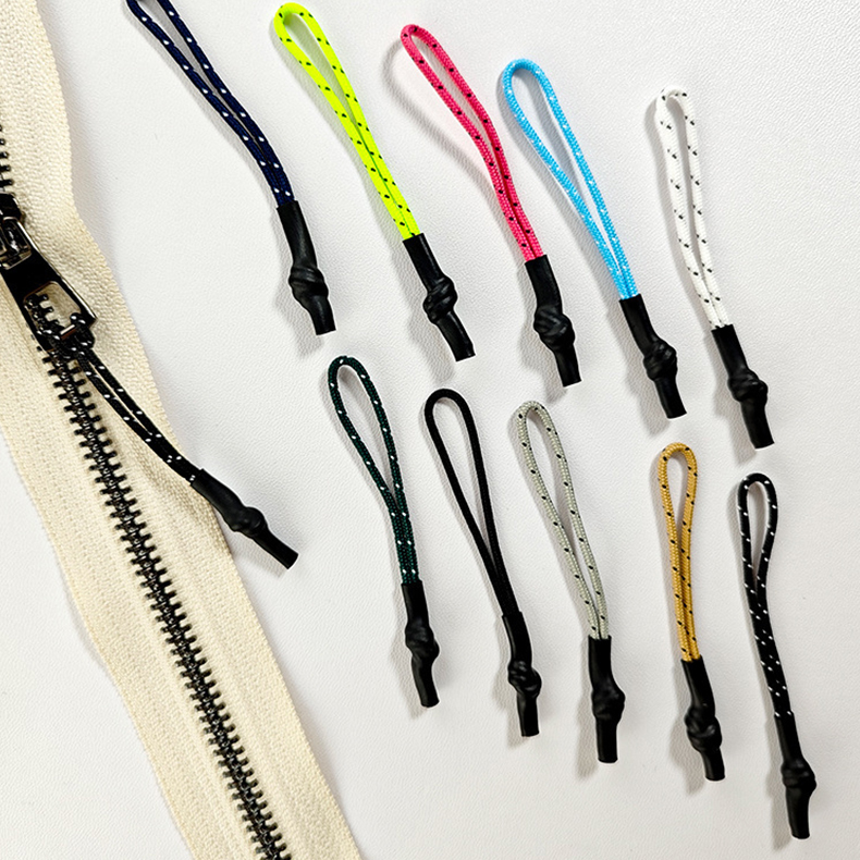 Plastic pull head Heat shrink tube handle Bag Clothing accessories Plastic decorative buckle head pull tail