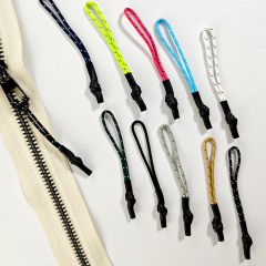 Plastic pull head Heat shrink tube handle Bag Clothing accessories Plastic decorative buckle head pull tail