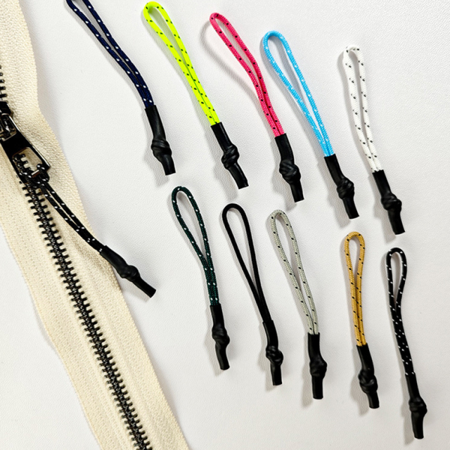 Plastic pull head Heat shrink tube handle Bag Clothing accessories Plastic decorative buckle head pull tail